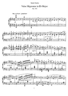 Valse mignonne, Op.104: Para Piano by Camille Saint-Saëns