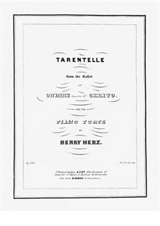 Tarantelle from The Ballet 'Ondine' de Pugni, Op.148: Tarantelle from The Ballet 'Ondine' de Pugni by Henri Herz