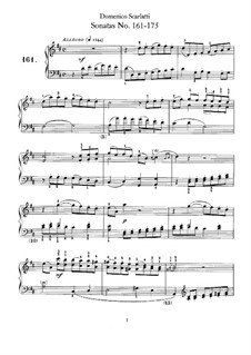 No.104-205: No.161-175 by Domenico Scarlatti