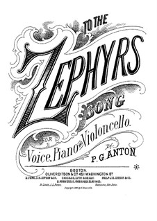 To the Zephyrs: To the Zephyrs by Gottlieb Anton Sr. Philipp