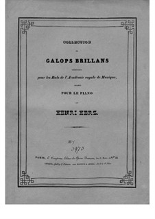 Le Bal Masqué. Six Galops Brillans Composés pour les Bals de l'Opéra, No.5: Le Bal Masqué. Six Galops Brillans Composés pour les Bals de l'Opéra, No.5 by Henri Herz