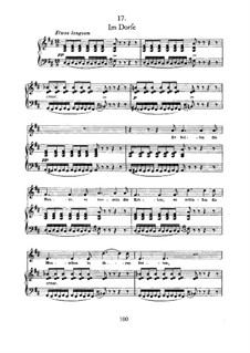 No.17 Im Dorfe (In the Village): Para vocais e piano by Franz Schubert