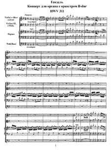 Concerto No.6 in B Flat Major, HWV 311: partitura completa by Georg Friedrich Händel