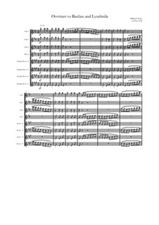 Overture: For octet oboes by Mikhail Glinka