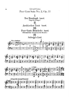 Suite No.2, Op.55: parte harpa by Edvard Grieg