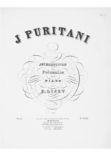 Introduction and Polonaise on Themes from 'I Puritani' by Bellini, S.391: Introduction and Polonaise on Themes from 'I Puritani' by Bellini by Franz Liszt