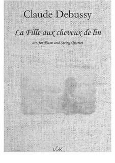 No.8 La fille aux cheveux de lin: For quintet by Claude Debussy