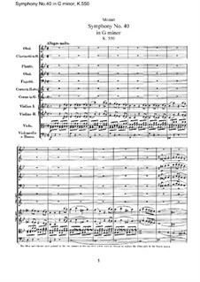 Complete Movements: partitura completa by Wolfgang Amadeus Mozart