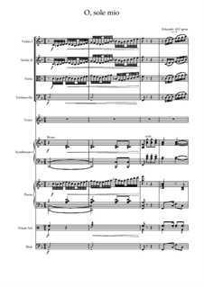 O Sole Mio: para grande conjunto by Eduardo di Capua