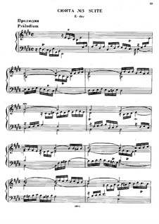 Suite No.5 in E Major, HWV 430: Para Piano by Georg Friedrich Händel
