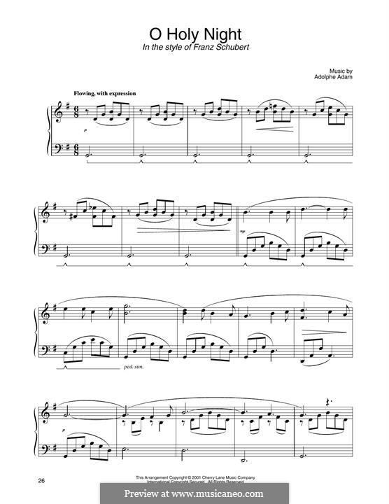 Piano version: For a single performer (in the style of Franz Schubert) by Adolphe Adam