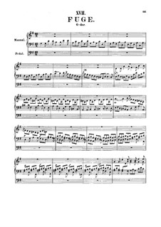 Fugue in G Major 'À la Gigue', BWV 577: para orgãos by Johann Sebastian Bach