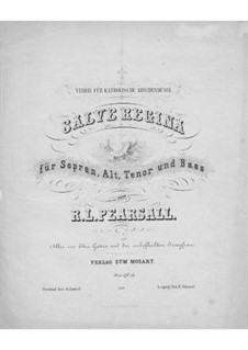 Salve Regina: Salve a Rainha by Robert Lucas Pearsall