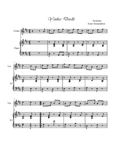 Yankee Doodle: para violino by folklore