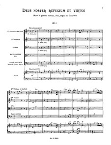 Deus noster refugium et virtus, RCT 13: partitura completa by Jean-Philippe Rameau