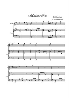 Madame Cole: para flauta e piano by Turlough O'Carolan