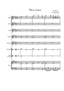 Plaisir d’Amour (The Joys of Love): para orquestra de camara by Jean Paul Egide Martini