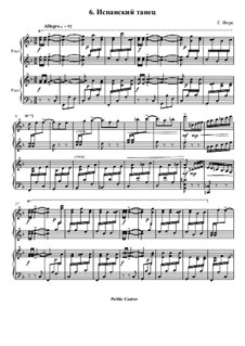 Dolly Suite, Op.56: No.6 Le Pas Espagnole by Gabriel Fauré