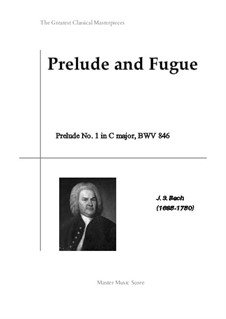 Prelude and Fugue No.1 in C Major, BWV 846: Prelude by Johann Sebastian Bach