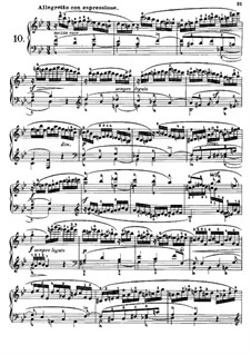 Tausig Edition: Estudo No.10 by Muzio Clementi