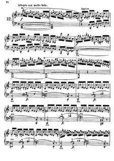 Tausig Edition: Estudo No.12 by Muzio Clementi