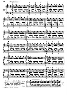 Tausig Edition: estudo No.8 by Muzio Clementi