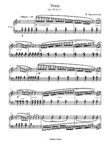 No.3: Para Piano by Johann Friedrich Burgmüller