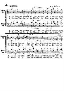 Die Himmel rühmen (The Heavens Declare the Glory of God): para coro by Ludwig van Beethoven