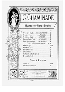 Pastorale Enfantine, Op.12: Para Piano by Cécile Chaminade