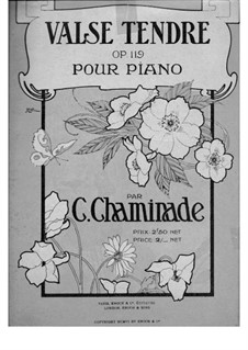 Valse No.8 Valse Tendre, Op.119: Valse No.8 Valse Tendre by Cécile Chaminade