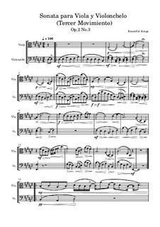 Sonata para viola y violonchelo, Op.2 No.3: Tercer Movimiento by Beautiful things Martínez