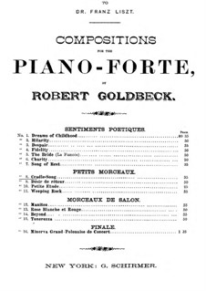 Quatre Petits Morceaux: Cradle Song by Robert Goldbeck