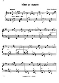 Quatre Petits Morceaux: Désir du retour by Robert Goldbeck