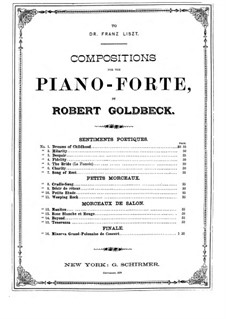 Quatre Petits Morceaux: Weeping Rock by Robert Goldbeck