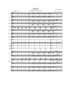 Finale: para orquestra de camara by Camille Saint-Saëns