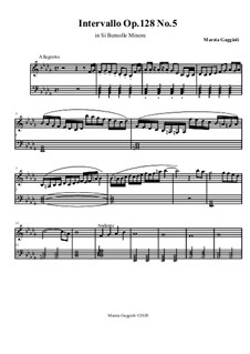 Intervallos, Op.128: Intervallo No.5 in Si Bemolle Minore by Marzia Gaggioli