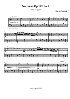 Notturno No.1 in Do Maggiore, Op.162: Notturno No.1 in Do Maggiore by Marzia Gaggioli