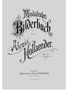 Musikalisches Bilderbuch, Op.41: Des Hirten Morgenlied. Piano Right Hand Alone by Alexis Hollaender