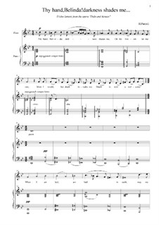 Dido's Lament: Para vocais e piano by Henry Purcell