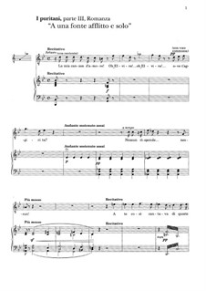 I puritani (The Puritans): A una forte affitto e solo by Vincenzo Bellini