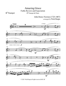 Solo instrument and piano version: For Bb trumpet and piano – Bb trumpet part by folklore