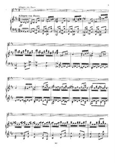 Orientalische Fantasie für Violine Solo und Streichquintett (oder Klavier): Version für Violine Solo und Klavier by Georg Wilhelm Rauchenecker