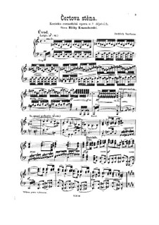Čertova stěna (The Devil's Wall), T.129: para solistas,coral e piano by Bedřich Smetana