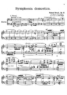 Symphonia domestica, Op.53: Symphonia domestica by Richard Strauss