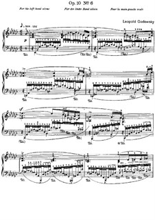 Studies after Etudes by Chopin, Op.10: Etude No.6 in E Flat Minor by Leopold Godowsky