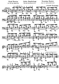 Studies after Etudes by Chopin, Op.10: Etude No.7 in E Flat Major (Third Version) by Leopold Godowsky