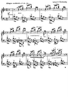 Studies after Etudes by Chopin, Op.25: Etude No.3 in F Major (First Version) by Leopold Godowsky