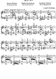 Studies after Etudes by Chopin, Op.25: Etude No.3 in F Major (Second Version) by Leopold Godowsky