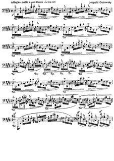 Studies after Etudes by Chopin, Op.25: Etude No.12 in C Sharp Minor by Leopold Godowsky