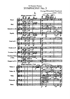 Symphony No.3 in F Major: Symphony No.3 in F Major by George Whitefield Chadwick